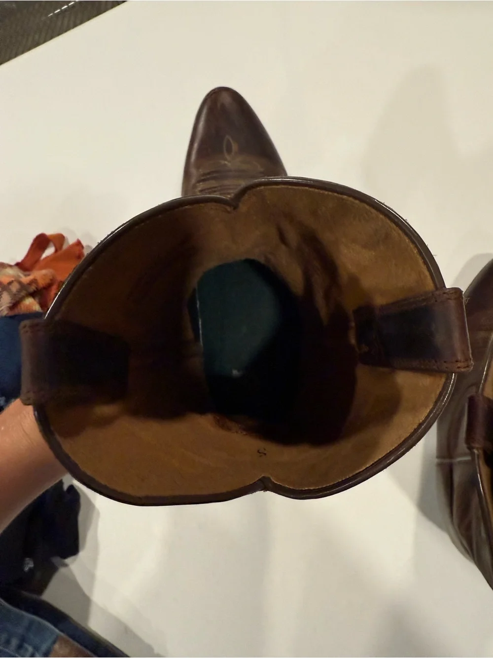 Ariat Brown Leather Kids Western Cowboy Boots